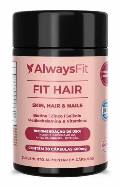 Frasco FIT HAIR 30 cápsulas